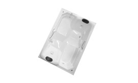 BANHEIRA  LECCE MASTER DUPLA C/HIDRO EM GEL COAT BRANCO MONDIALLE