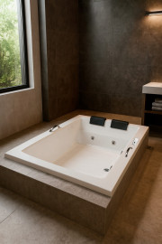 BANHEIRA ATOL DUPLA G4  - 10 JATOS C/ AQUECEDOR - P2