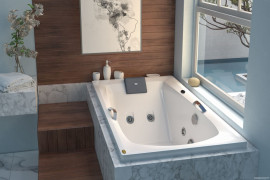 BANHEIRA CARINA SINGLE G4 JACUZZI  P1 S/ AQUECEDOR