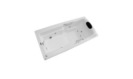  BANHEIRA ELBA INDIVIDUAL S/HIDRO EM GEL COAT BRANCO MONDIALLE