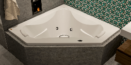 BANHEIRA  �PIA G4 P2 JACUZZI C/ AQUECEDOR