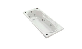  BANHEIRA ASCOLI INDIVIDUAL C/HIDRO EM GEL COAT BRANCO MONDIALLE